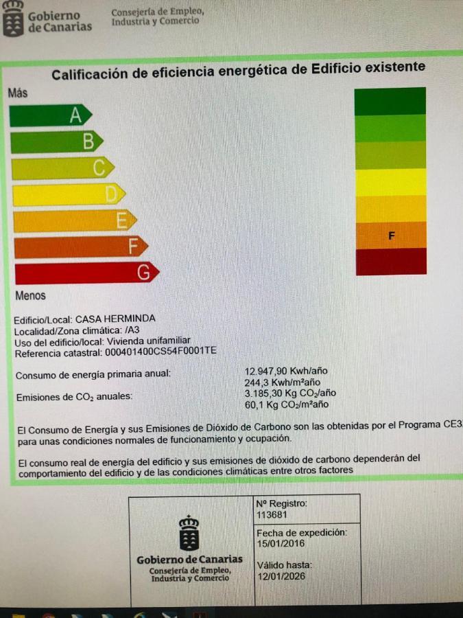 Casa Rural Doña Herminda La Matanza De Acentejo Bagian luar foto